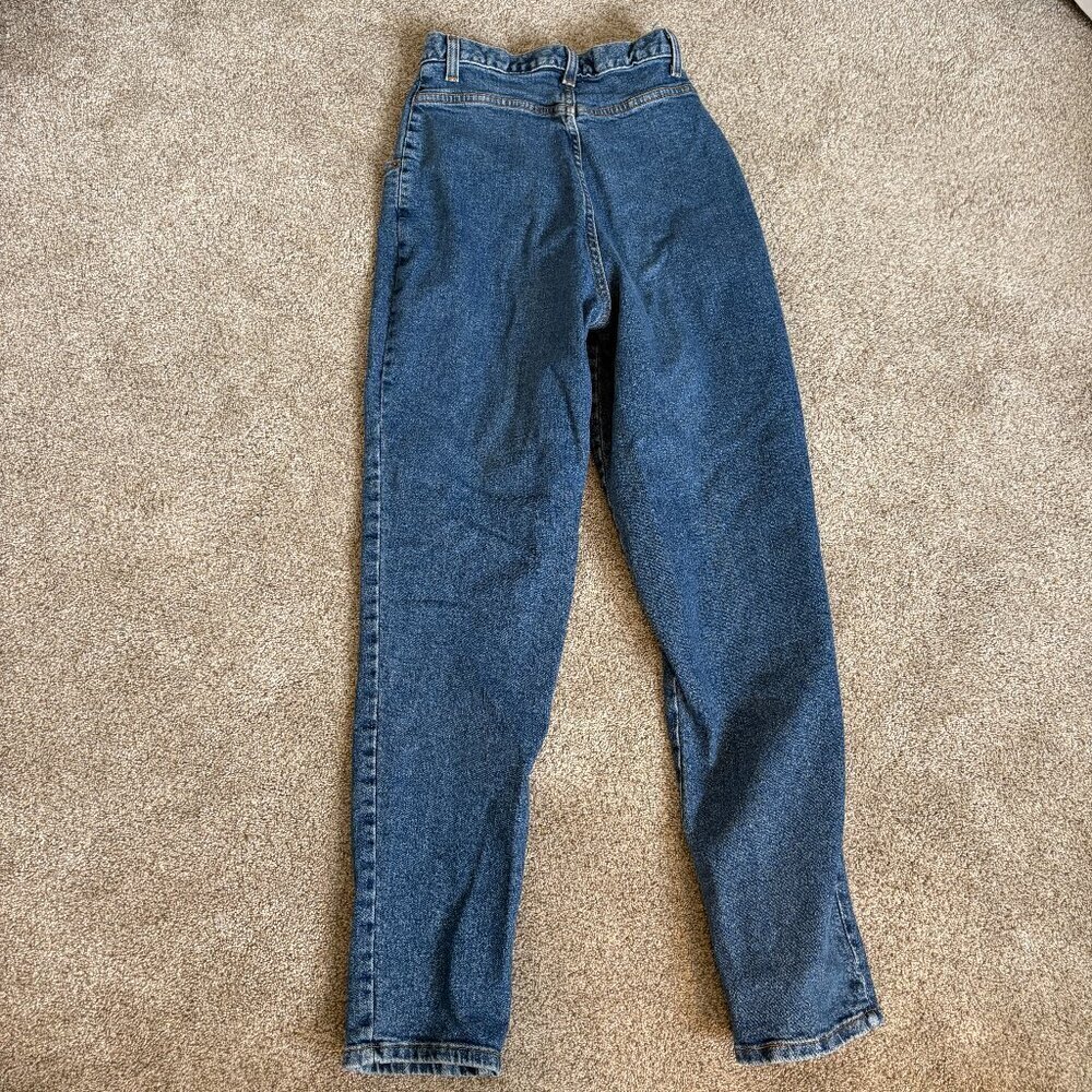 Retro Vintage Nevada high waisted mom jeans Bareback Size 8 Denim 90s Y2K - Picture 6 of 12